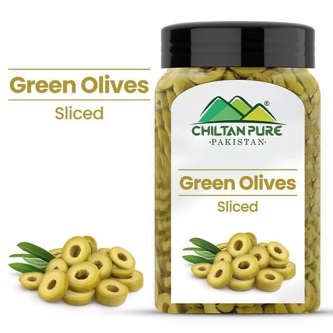 Green Olive Slices – Rich in Flavor & Healthy Fats