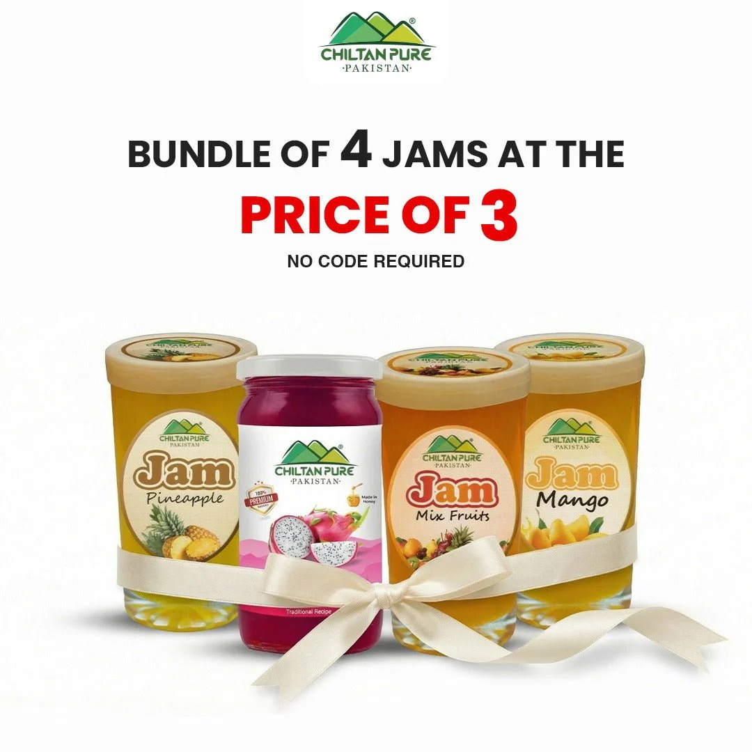 Bundle Of 4 Jams At The Price Of 3 / Pineapple Jam / Mix Fruit Jam / Mango Jam / Dragon Fruit Jam
