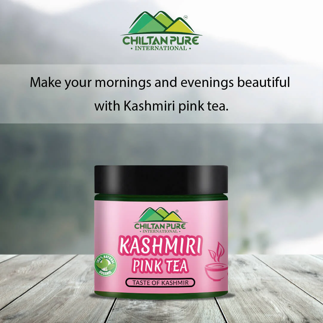 Kashmiri Pink Tea – Where there’s Pink Tea, There’s Happiness! Improves Digestion, Aids Weight Loss & Boosts Immunity – 100% Pure Organic - Image 3