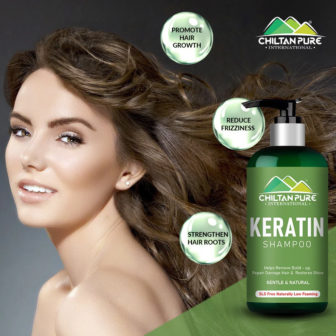 Keratin Shampoo – Promote Hair Growth, Restores Hair Protein, Makes Hair Shiny & Straight - Image 4