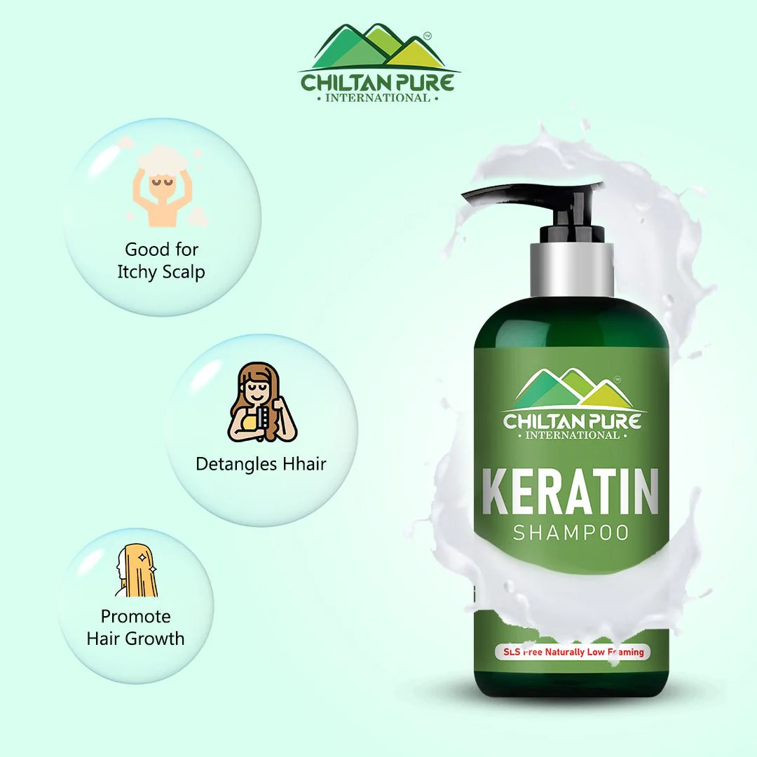 Keratin Shampoo – Promote Hair Growth, Restores Hair Protein, Makes Hair Shiny & Straight - Image 6