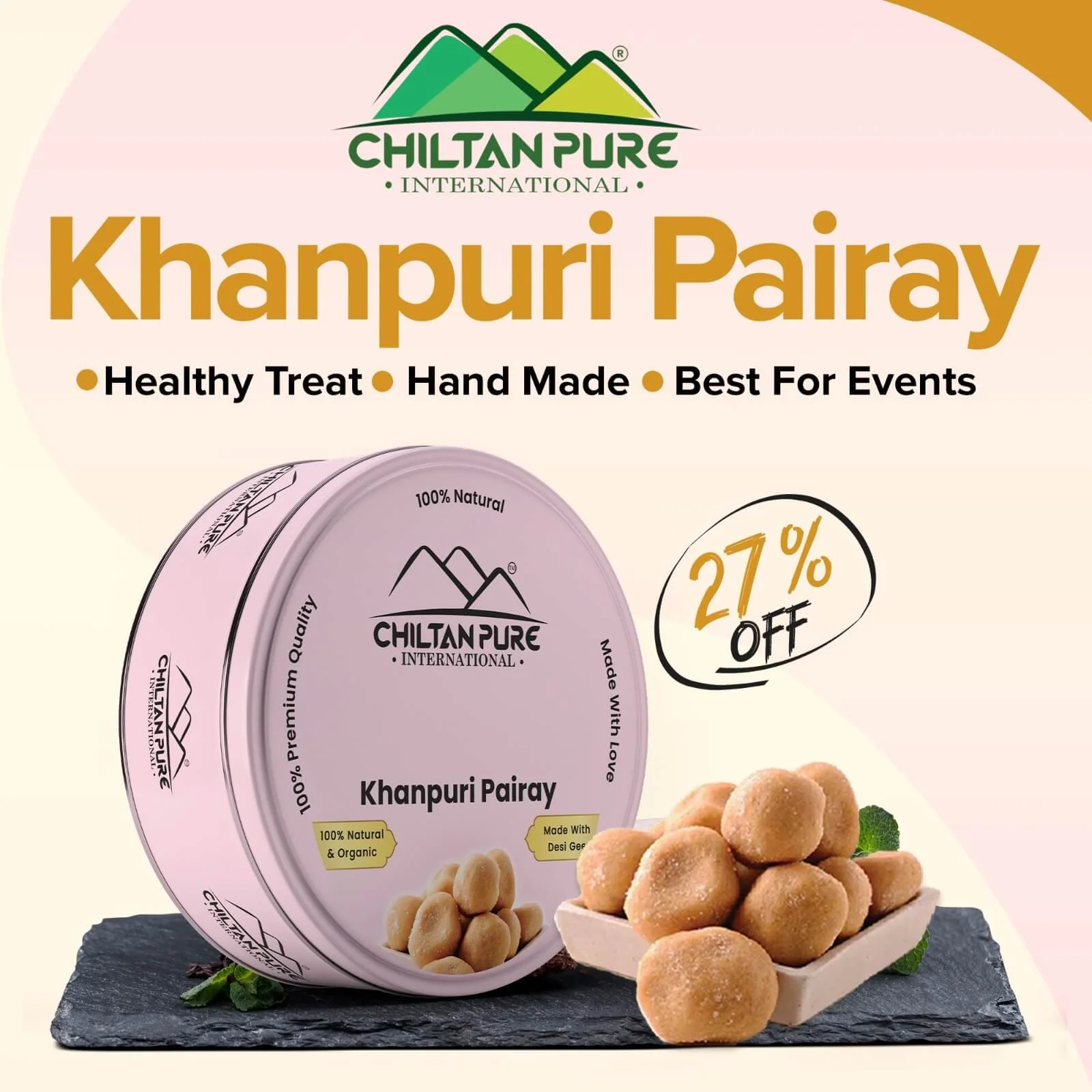 Khan Puri Pairay - Authentic Traditional Sweet made with Love - Image 2