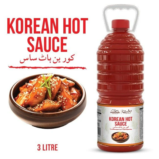Korean Hot Sauce 3 Liter Institutional Bulk For HORECA Family, Hotels, Restaurants, Catering ,Cafes