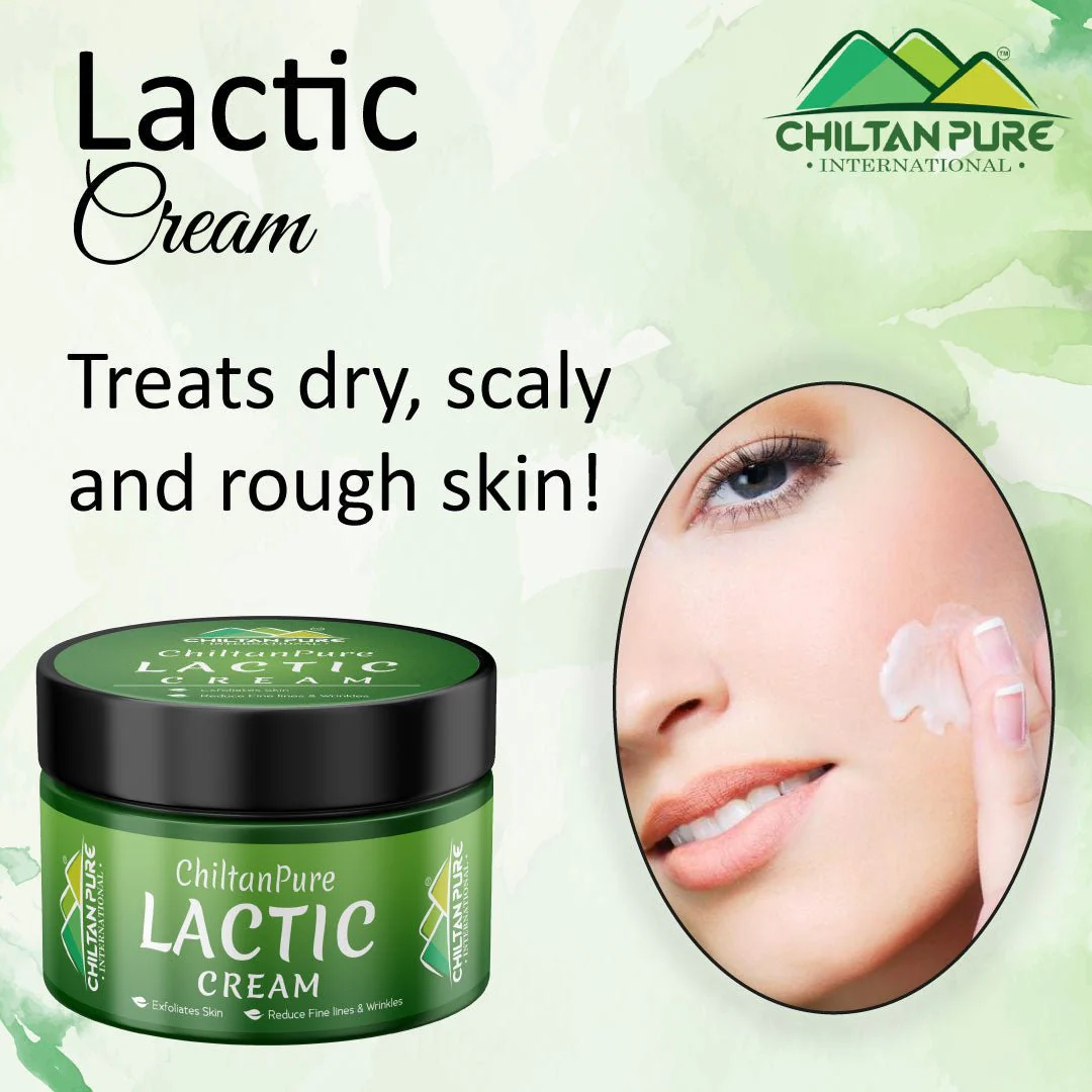 Lactic Cream – Natural Exfoliant, Brightens Skin, Promotes Collagen Production, Fades Fine Lines & Wrinkles - Image 3