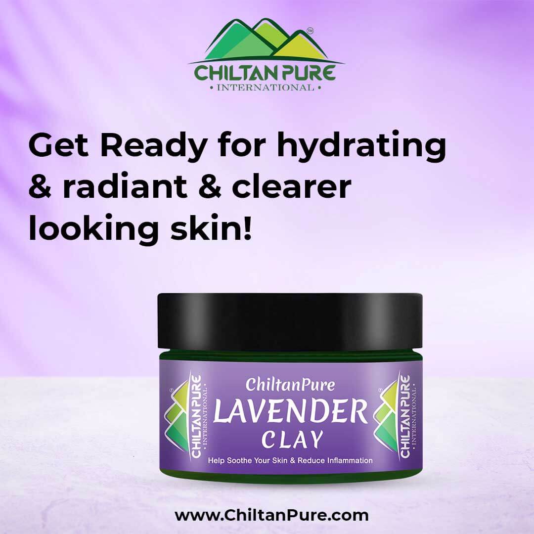 Lavender Clay – Used to cure the dull skin, promote relaxation -Treat Skin Blemishes & Acne scars, Heal Skin Irritated Area, Sooth Skin & Reduce Inflammation - Image 3