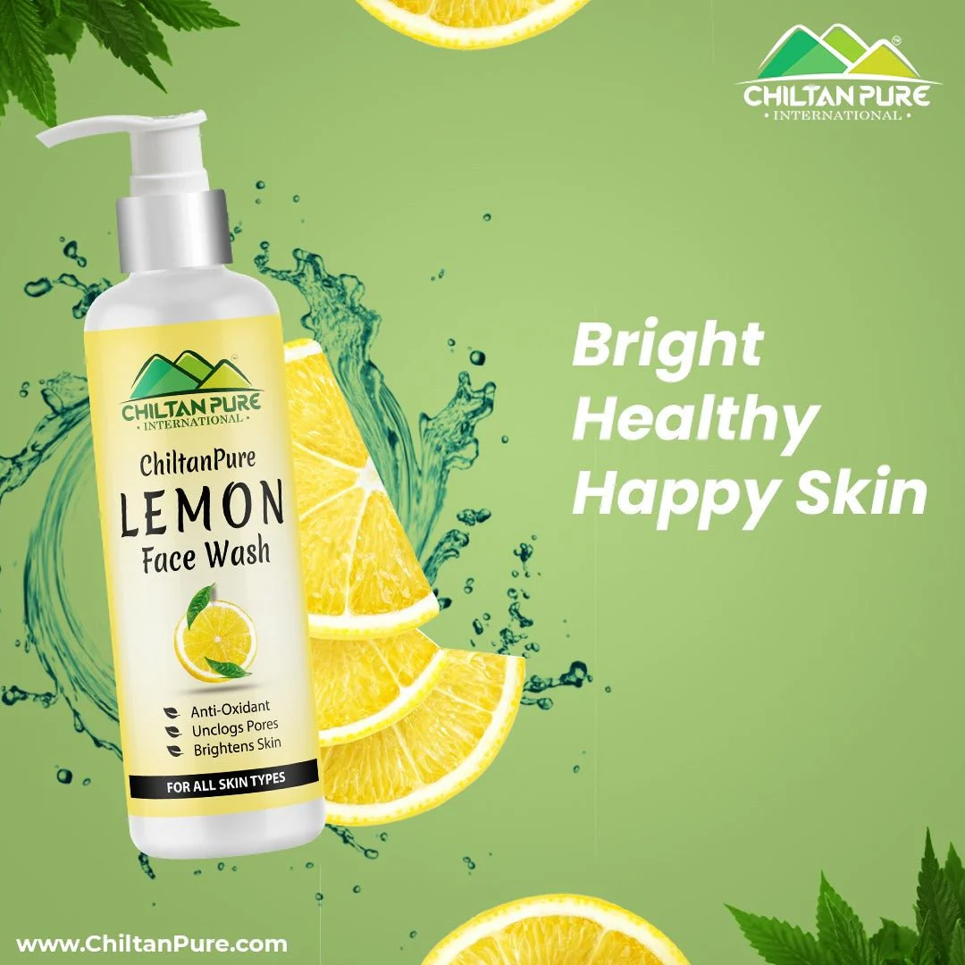 Lemon Face Wash – Anti – Acne, Protects Against UV Rays, Leaves Skin Soft & Dewy - Image 2