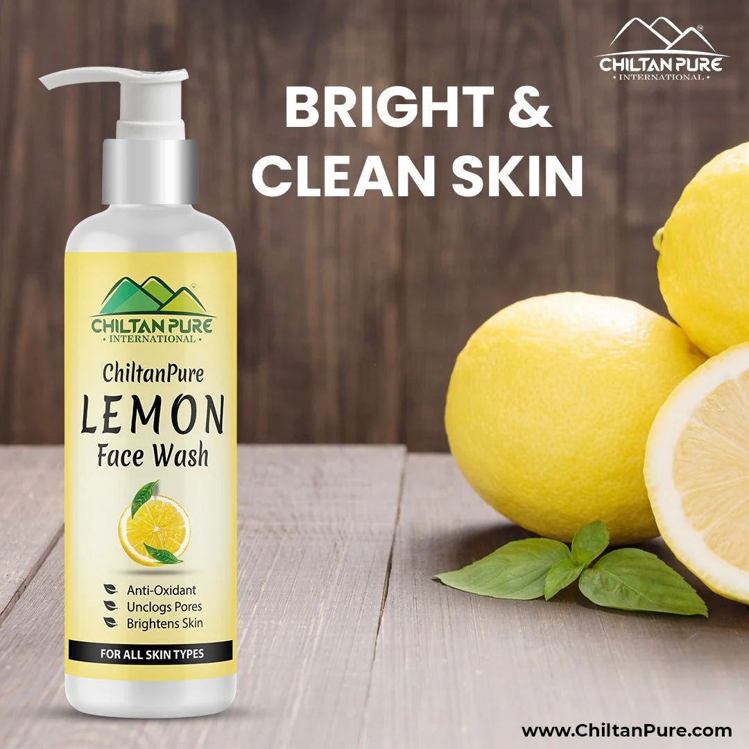 Lemon Face Wash – Anti – Acne, Protects Against UV Rays, Leaves Skin Soft & Dewy - Image 3