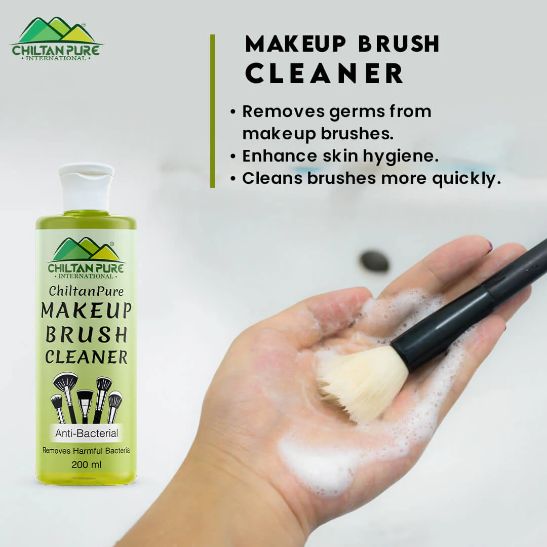 ChiltanPure Anti-Bacterial Makeup Brush & Puff Cleaner 200ml – Removes Bacteria, Washes Away Traces of Dirt, Makeup, Oil & Debris from Makeup Brushes 200ml - Image 3