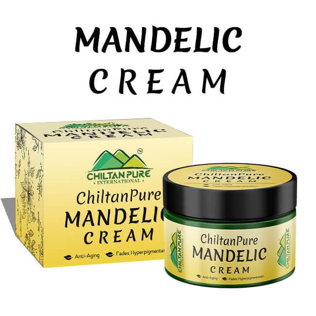 Mandelic Cream - Anti-Aging, Brightens Skin, Acts as Natural Exfoliant & Reduce Hyperpigmentation