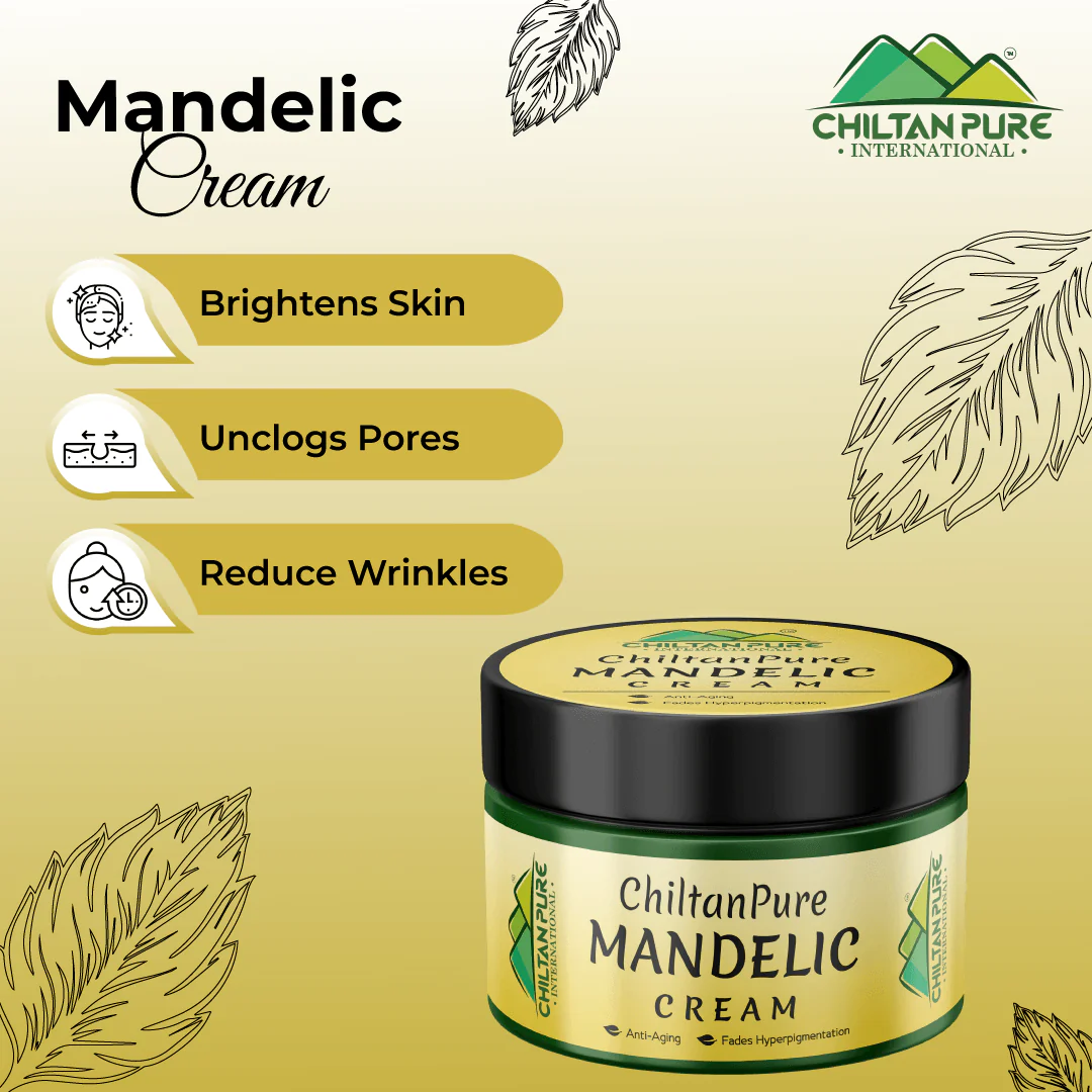 Mandelic Cream - Anti-Aging, Brightens Skin, Acts as Natural Exfoliant & Reduce Hyperpigmentation - Image 3