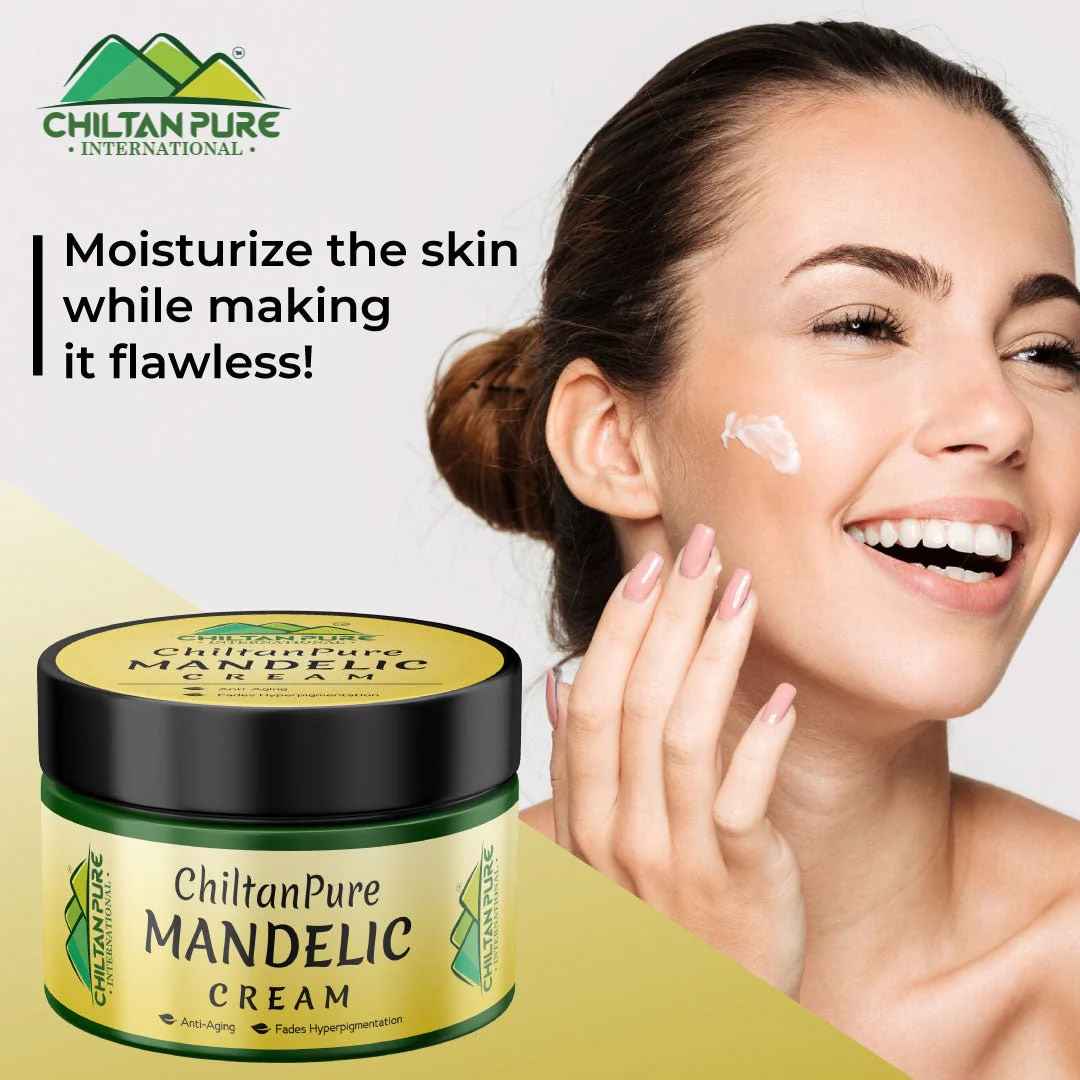 Mandelic Cream - Anti-Aging, Brightens Skin, Acts as Natural Exfoliant & Reduce Hyperpigmentation - Image 4