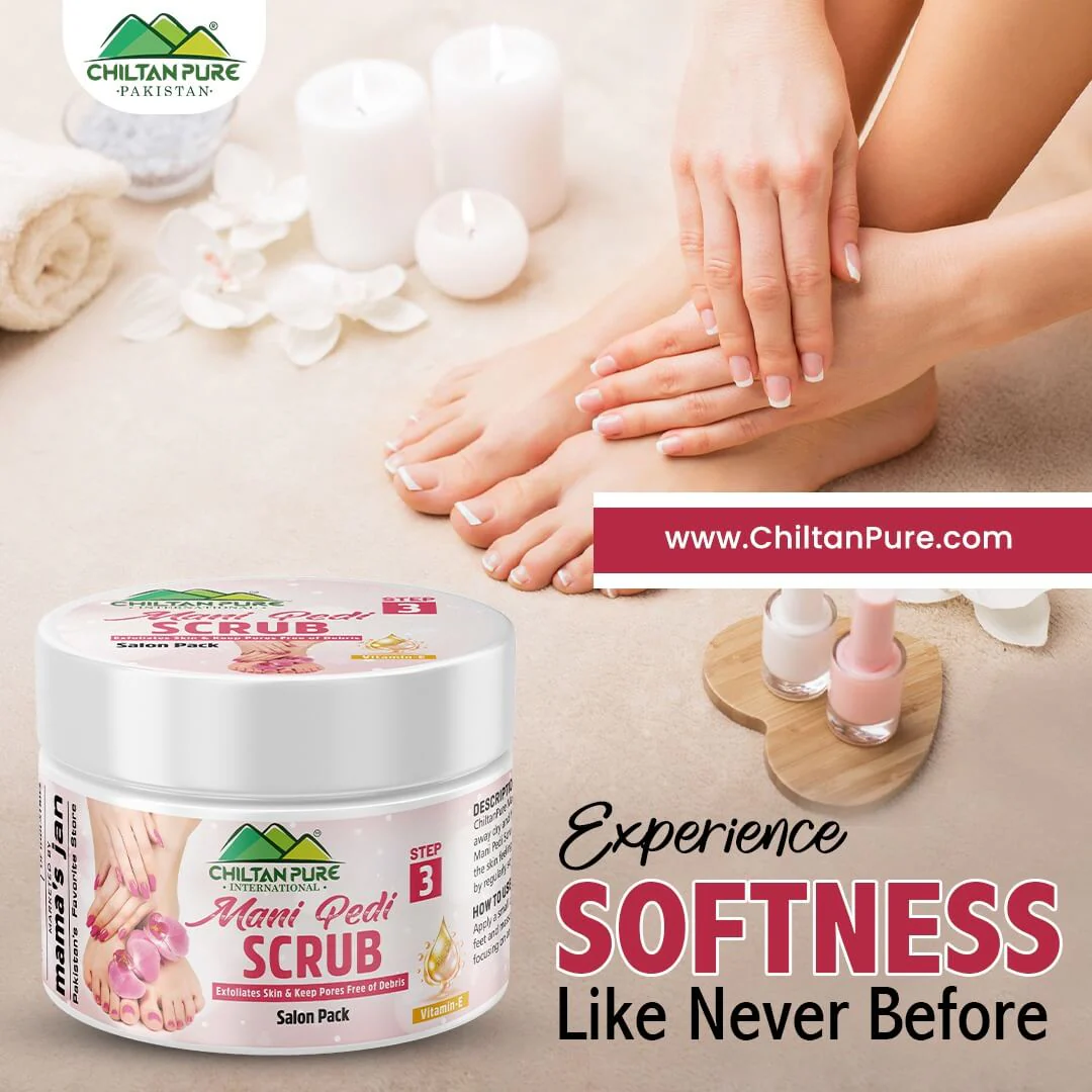 Mani and Pedi Scrub - Exfoliates Dead Skin, Deeply Cleanses Pores, Prevents Rough Skin, and Brighten Hands and Foot - Image 2