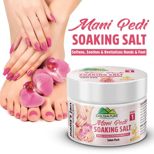 Mani-Pedi Soaking Salt - Softens, Soothes and Revitalizes Hand & Feet