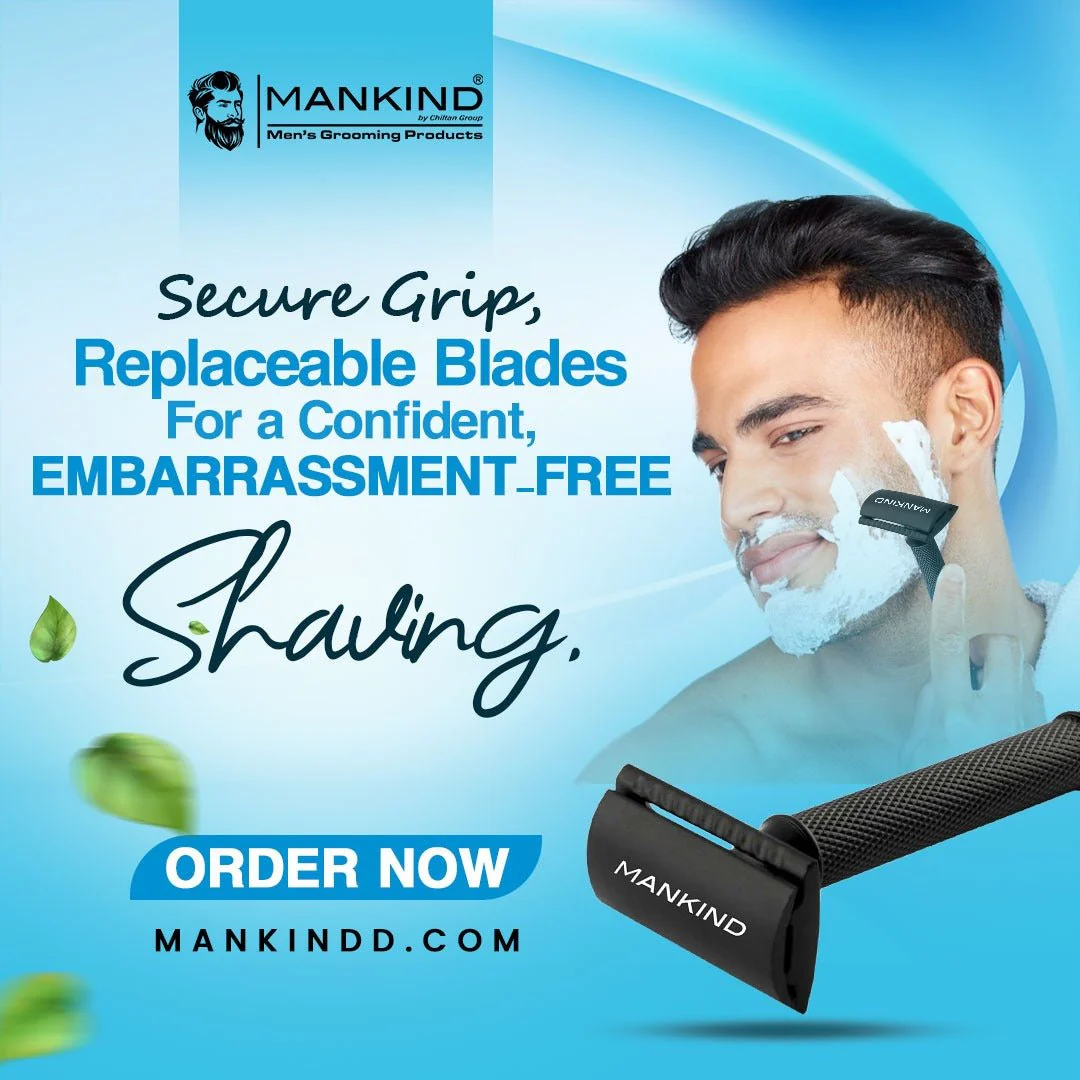 Safety - Comfortable & Smooth Shaving Experience, Replaceable Blades - Image 2