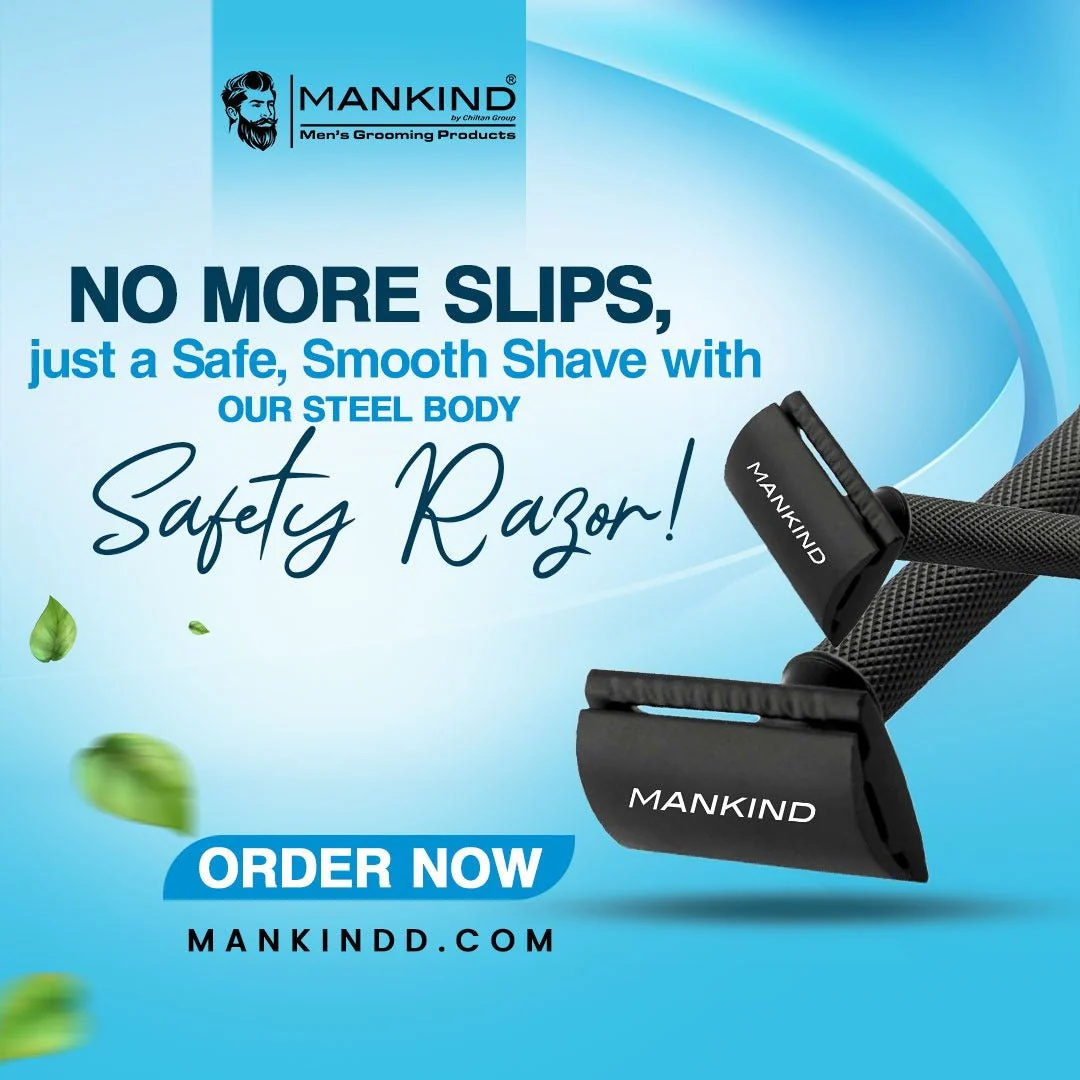 Safety - Comfortable & Smooth Shaving Experience, Replaceable Blades - Image 3
