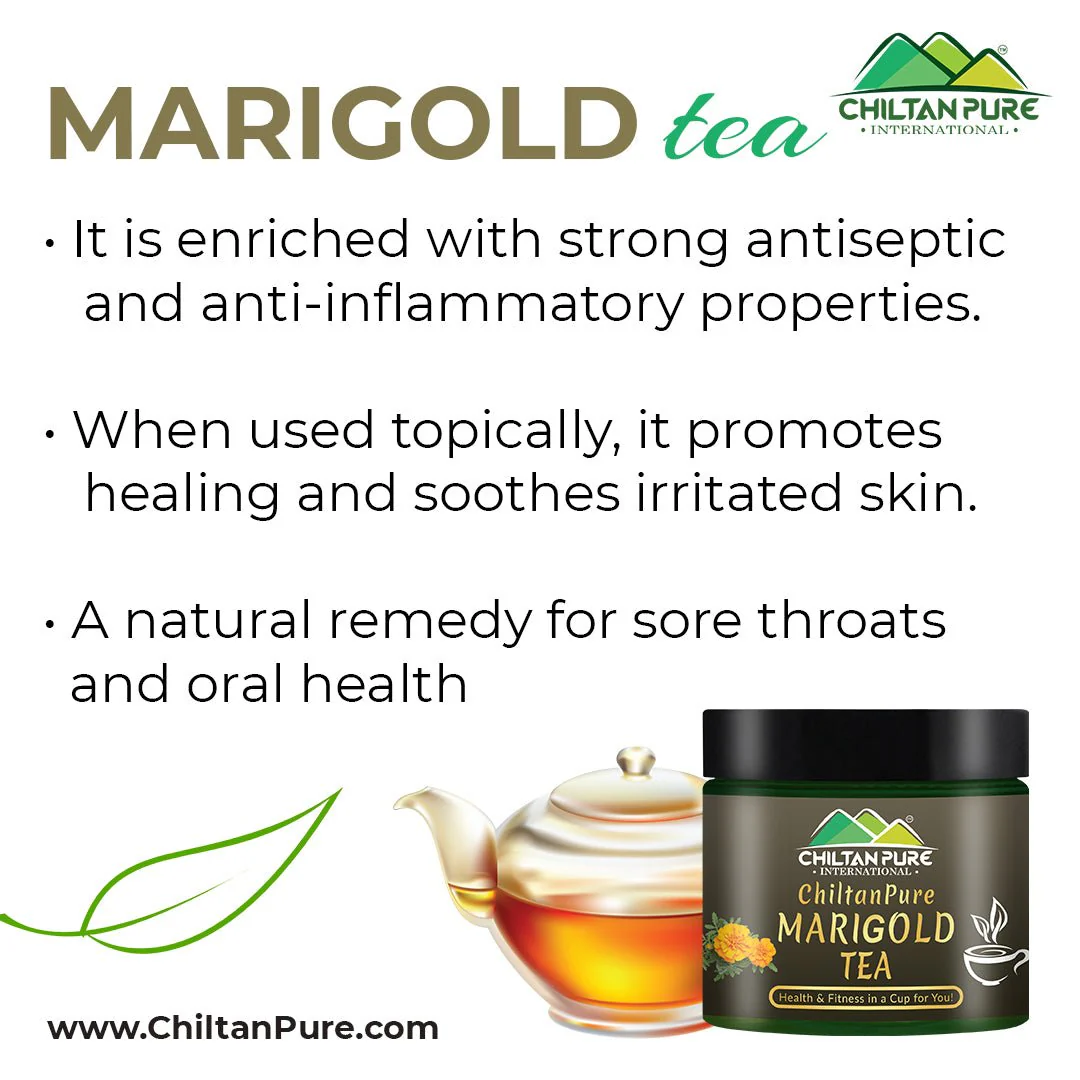 Marigold Tea - Relieve Menstrual Cramps, Supports Oral Health & Improves Skin Health - Image 3