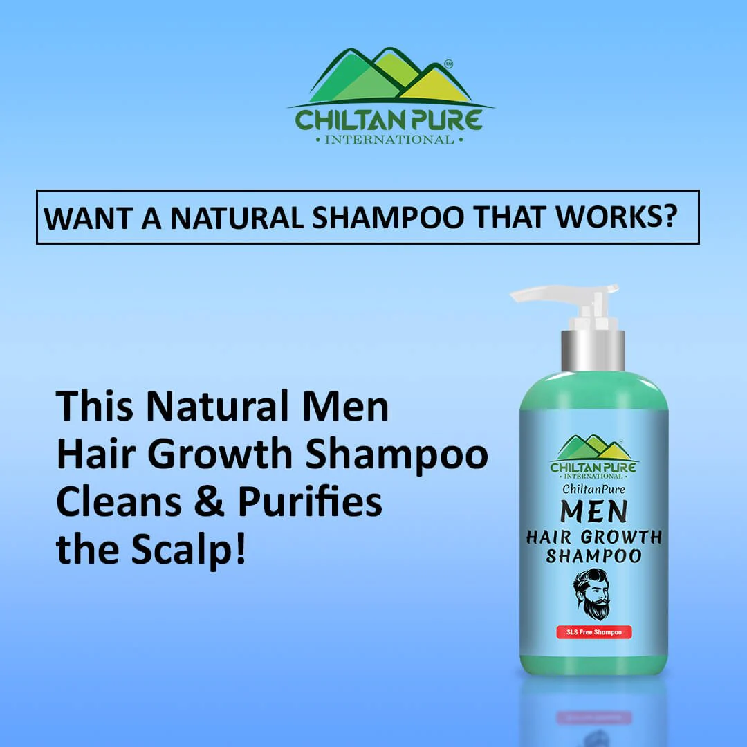 Men Hair Growth Shampoo – Boosts Hair Growth, Restores Hair Manageability, Prevents Hair Loss, Fix Oily & Greasy Hair - Image 3