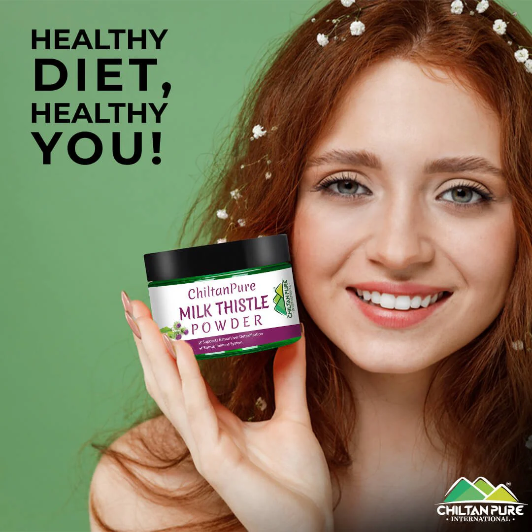 Milk Thistle Powder – Supports Natural Liver Detoxification, Boosts Milk Production & Immune System, Good for Bones - Image 2