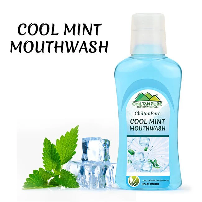 Mint Mouthwash - Improves Oral Health, Freshens Breath & Fights Germs