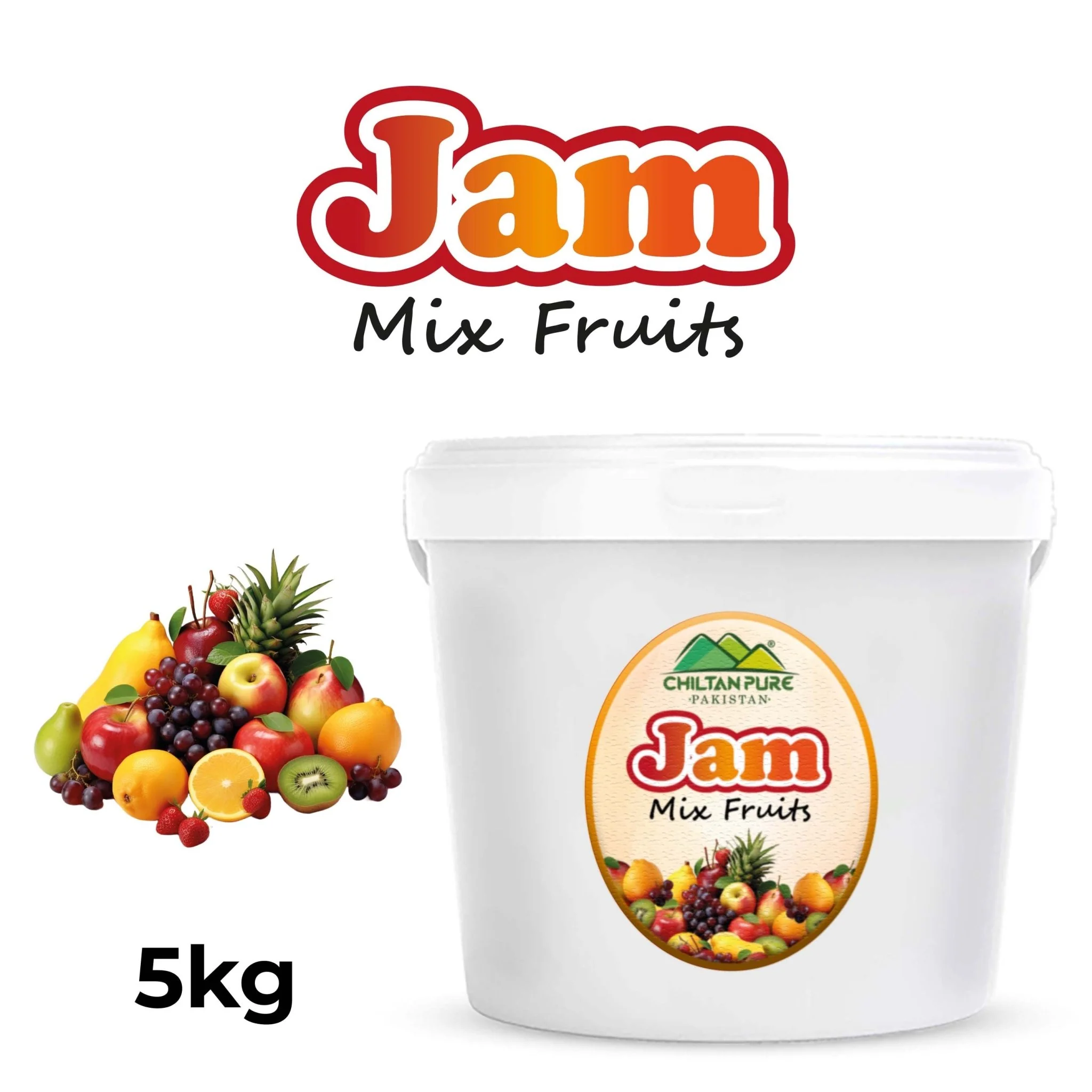 Mix Fruits Jam 5kg Bulk For HORECA Family, Hotels, Restaurants, Catering ,Cafes