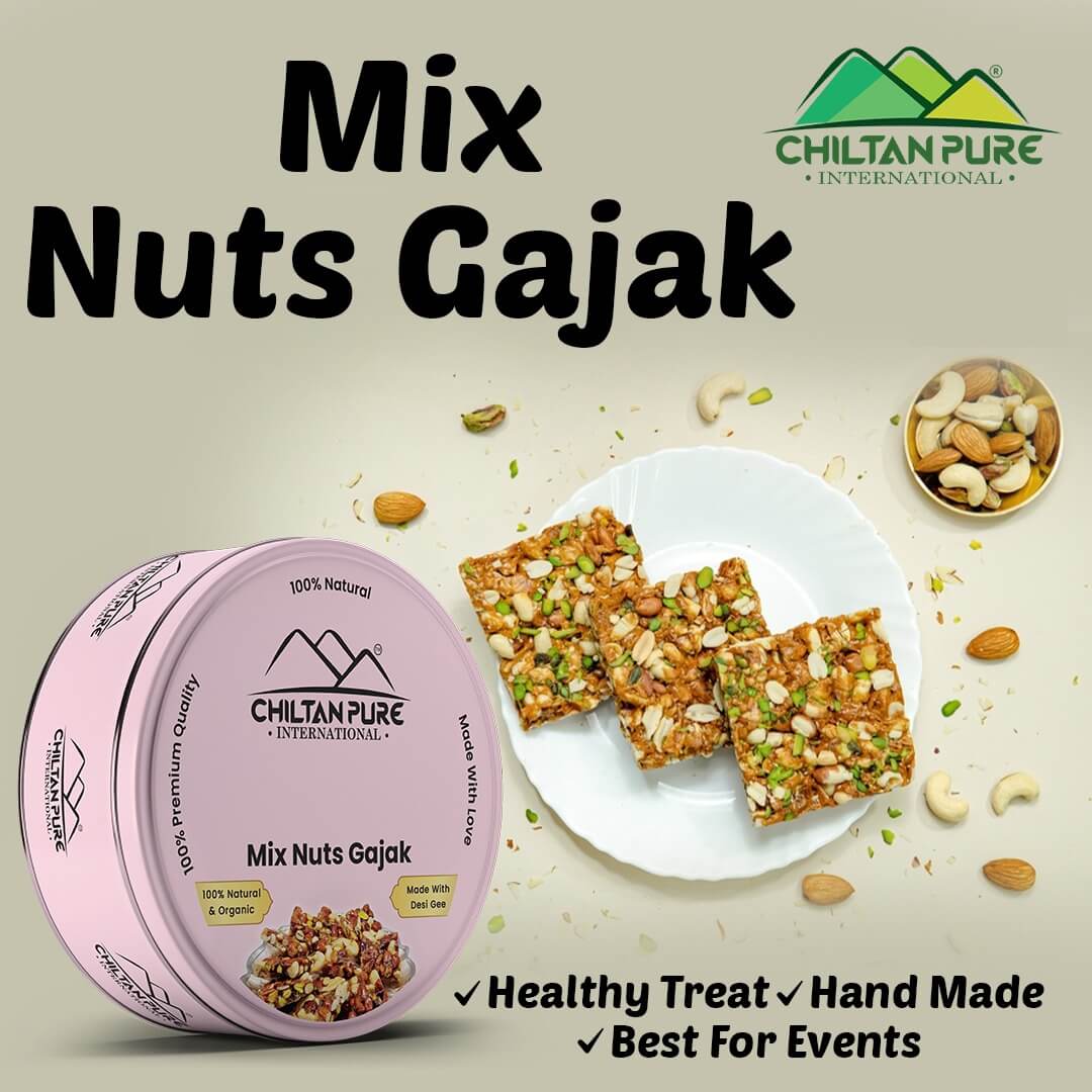 Mix Nuts Gajak - A Nutty, Nutritious Treat for Freezing Weather (100% organic and handmade delight) - Image 3