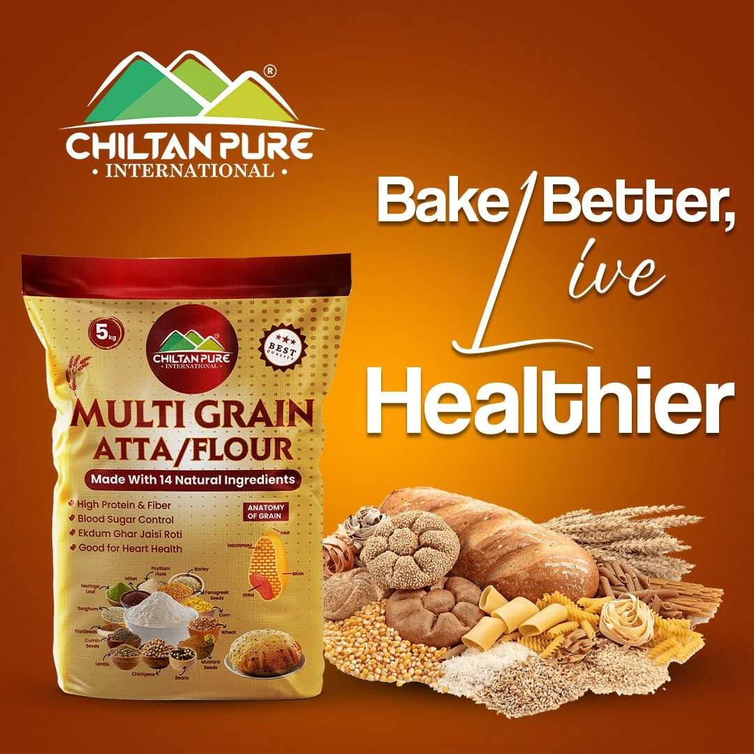 Multi Grain Atta / Flour (ملٹی گرین آٹا) / - Made with 14 Natural Ingredients - Image 11