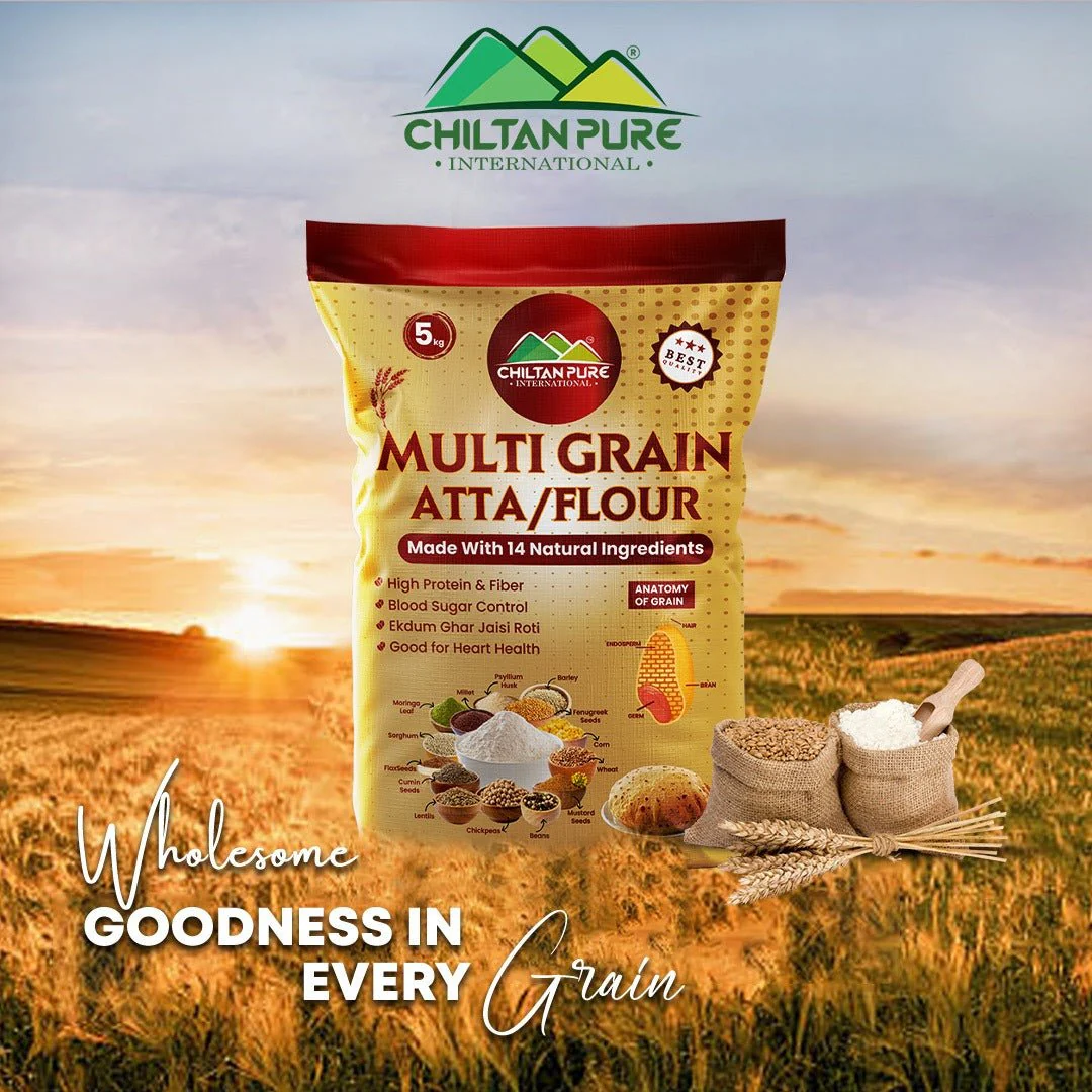 Multi Grain Atta / Flour (ملٹی گرین آٹا) / - Made with 14 Natural Ingredients - Image 12
