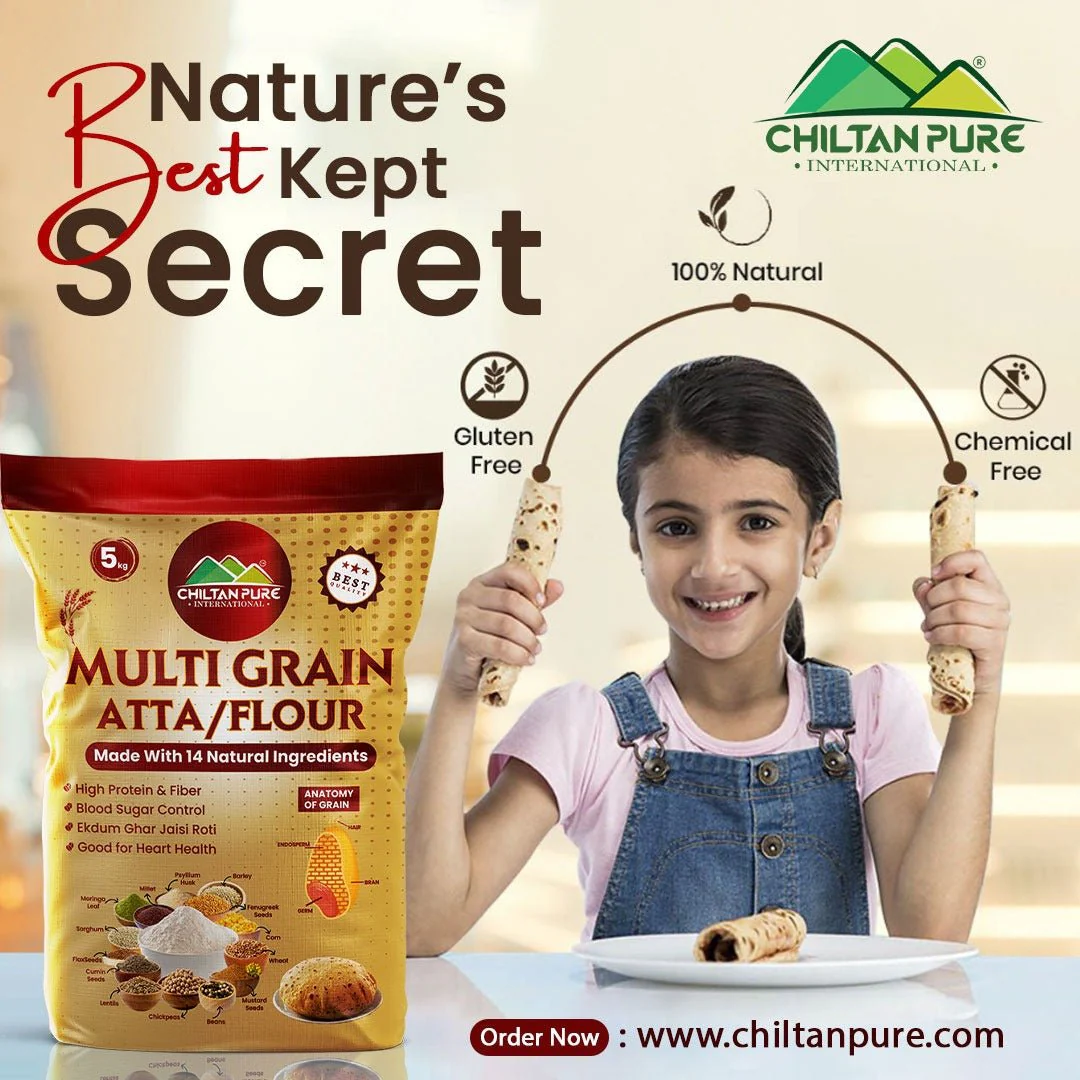 Multi Grain Atta / Flour (ملٹی گرین آٹا) / - Made with 14 Natural Ingredients - Image 13