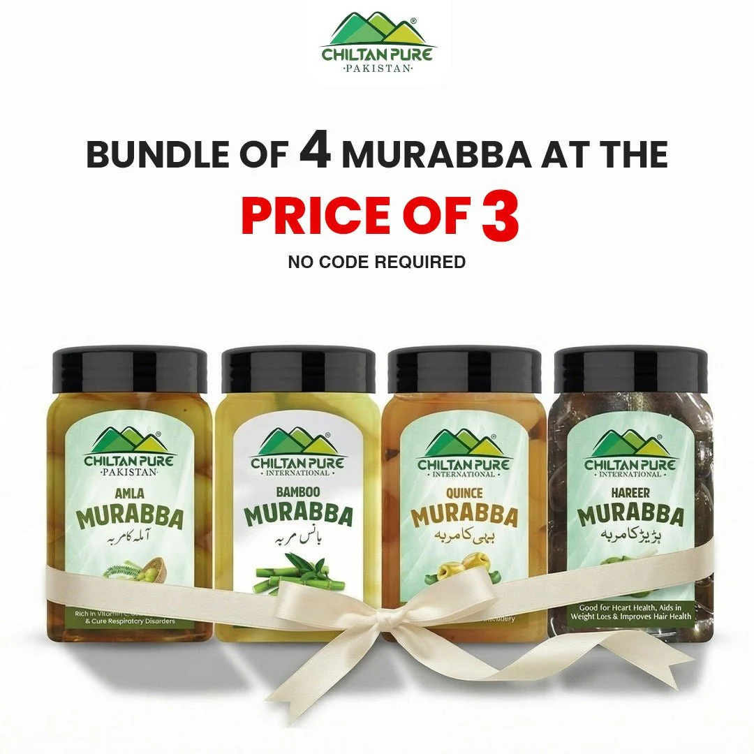 Bundle Of 4 Murabba At The Price Of 3 / Amla Murabba / Bamboo Murabba / Quince Murabbba / Hareer Murabba