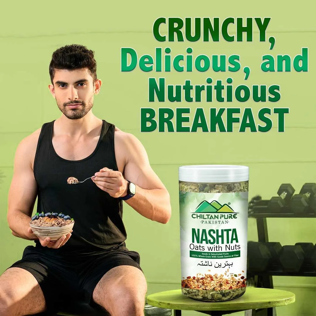 Nashta Oats with Nuts - Fuel Your Day with a Nutritious Nutty and Crunchy Bite - Image 3