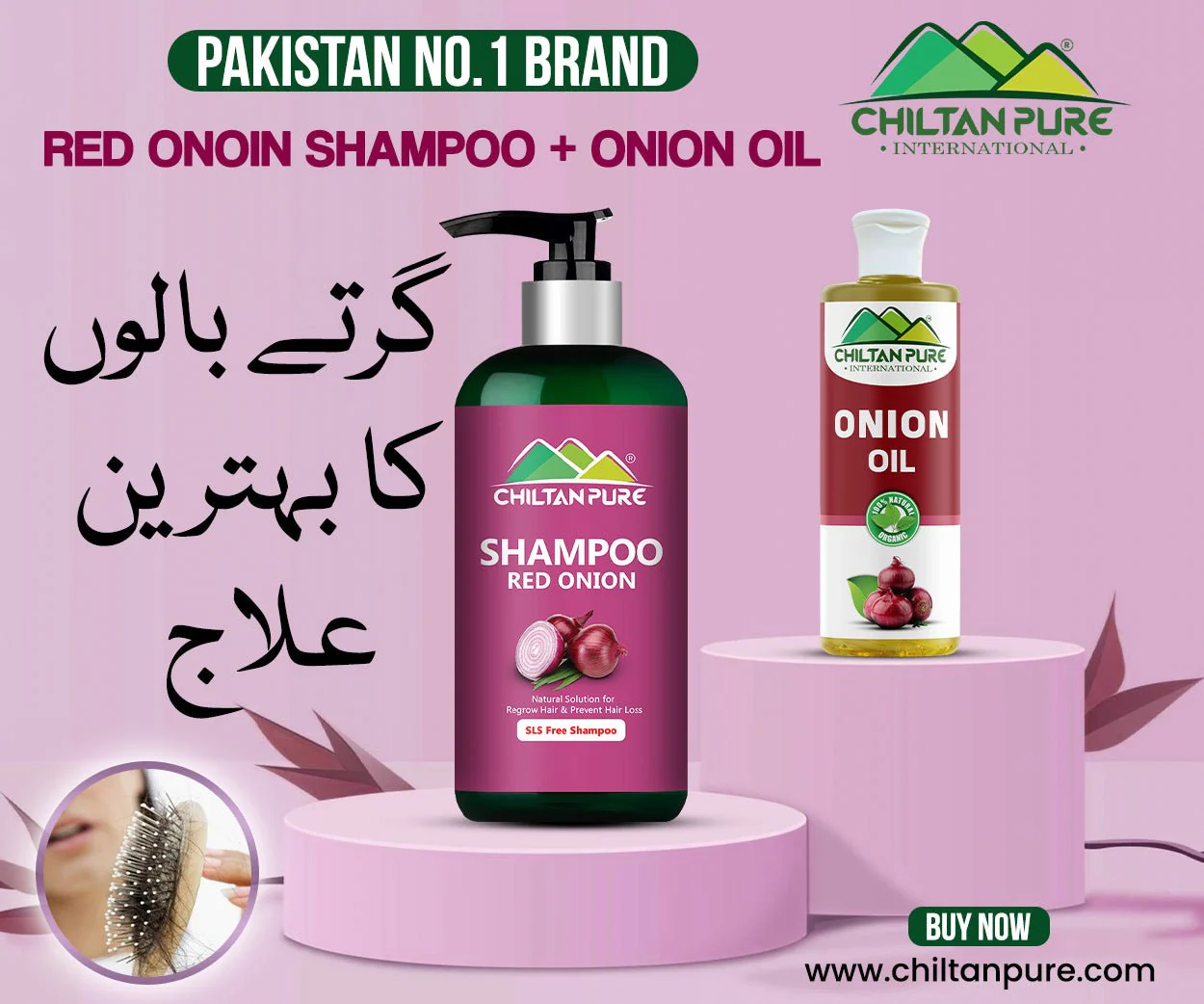 Onion Pack-Boosts Hair Growth, Nourishes Scalp, Lessen Hair Fall - Image 3