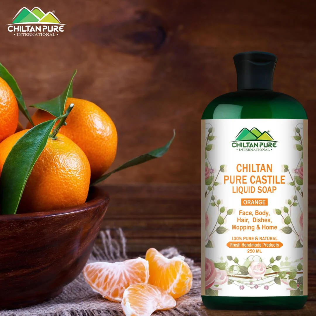 Pure Castile Liquid Soap [Orange] - Image 2