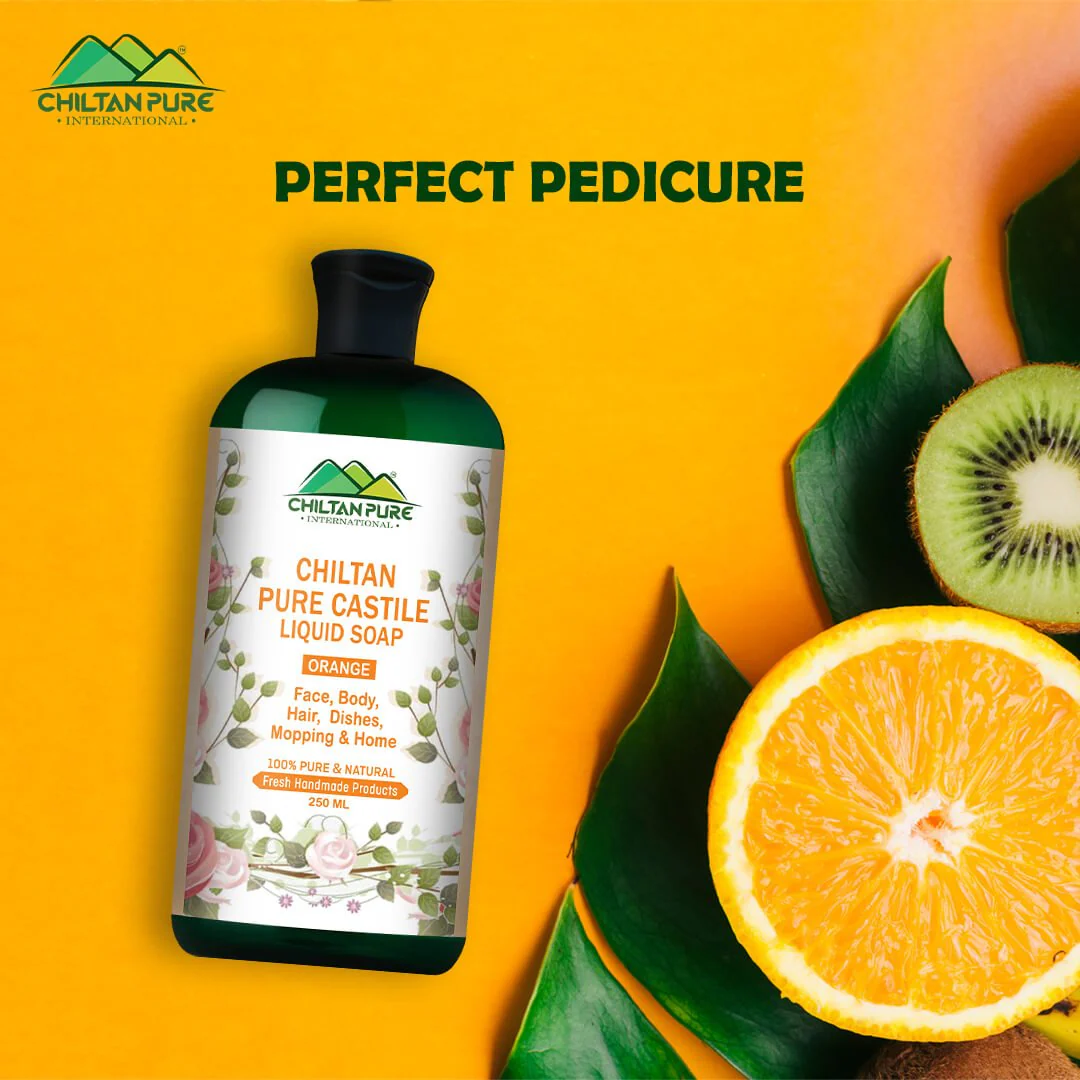 Pure Castile Liquid Soap [Orange] - Image 3