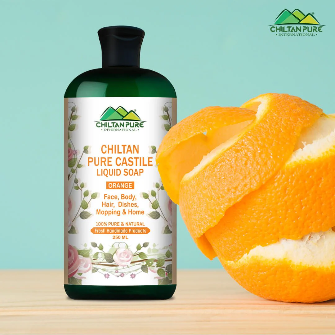Pure Castile Liquid Soap [Orange] - Image 4