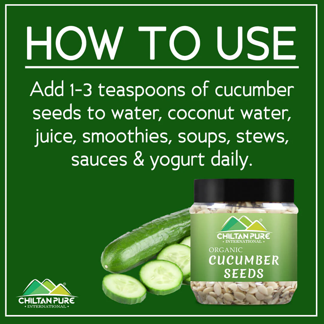 Organic Cucumber Seeds – Boosts Brain Health & Memory, Promotes Weight Loss, Improves Digestion & Maintains Heart Health - Image 4