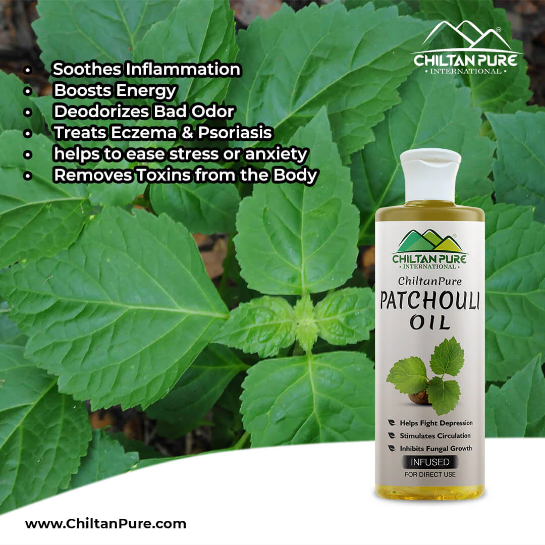 Patchouli Infused Oil - Fights Depression, Deodorizes Bad Odour Soothes Inflammation - Image 2