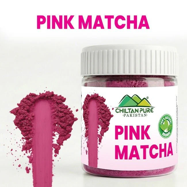Pink Matcha Powder /پنک ماچا پاؤڈر / Gross Weight 95gm±