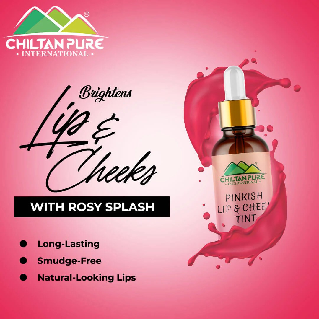 Pinkish Lips 👄 & Cheek Tint (گلابی ٹِنٹ) - Organic Liquid stain for lips, Nourish Lips & Hydrate lips all day - Most Favourite Tint in PAK 🇵🇰 - Image 14