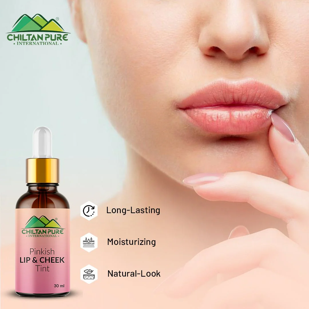 Pinkish Lips 👄 & Cheek Tint (گلابی ٹِنٹ) - Organic Liquid stain for lips, Nourish Lips & Hydrate lips all day - Most Favourite Tint in PAK 🇵🇰 - Image 7