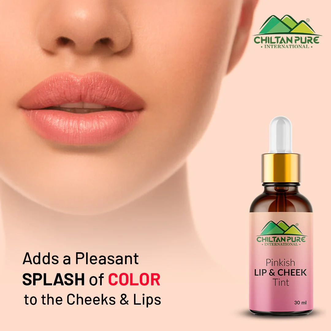 Pinkish Lips 👄 & Cheek Tint (گلابی ٹِنٹ) - Organic Liquid stain for lips, Nourish Lips & Hydrate lips all day - Most Favourite Tint in PAK 🇵🇰 - Image 8