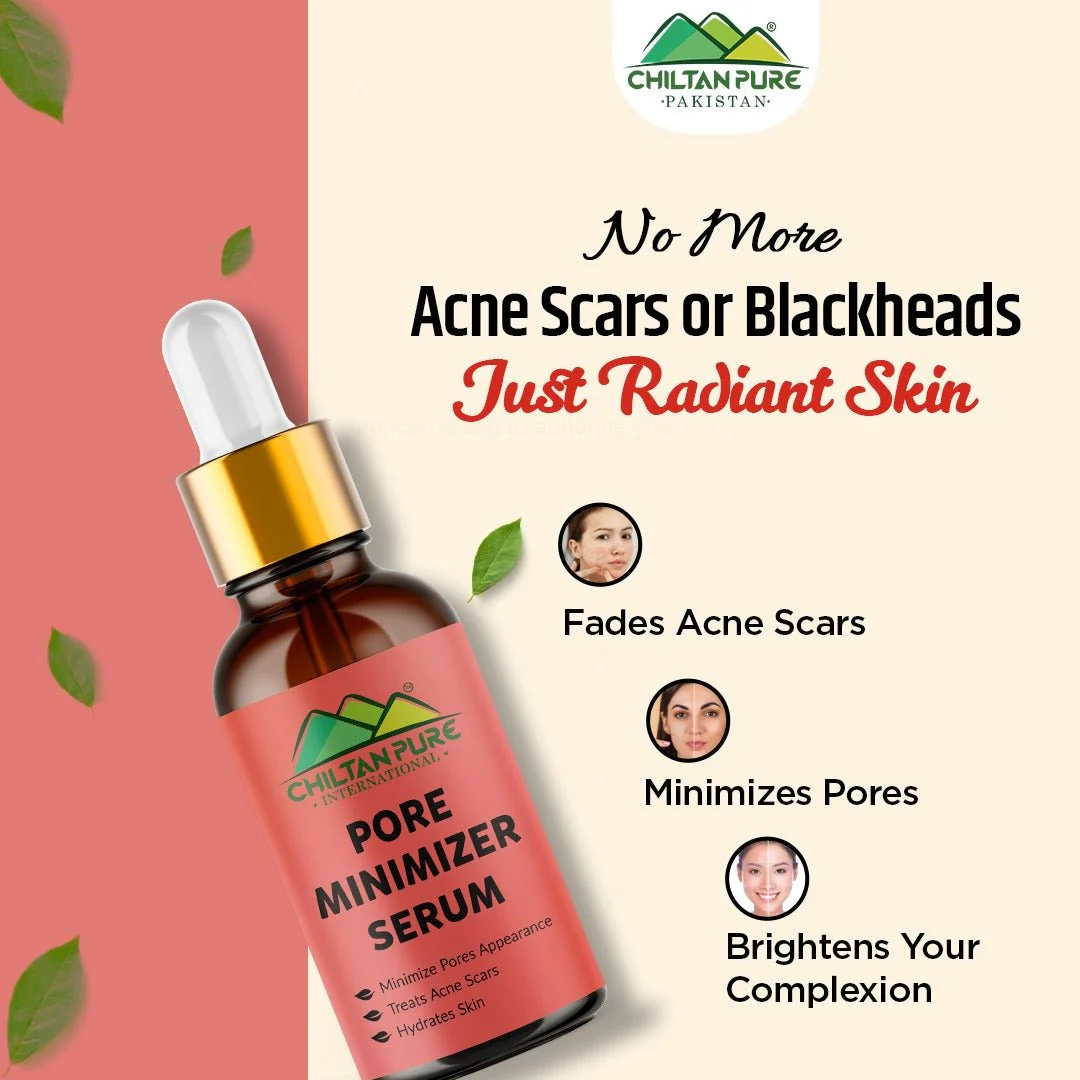Pore Minimizer Serum – Hydrate Skin, Anti – Ageing, Treat Acne Scars & Minimize Pores Appearance - Image 3