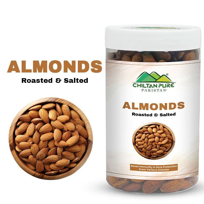 Almond Nuts – High in Fiber & protein, Helps lower blood pressure, Reduce hunger & promotes weight loss – 100% pure organic 180gm - Image 3