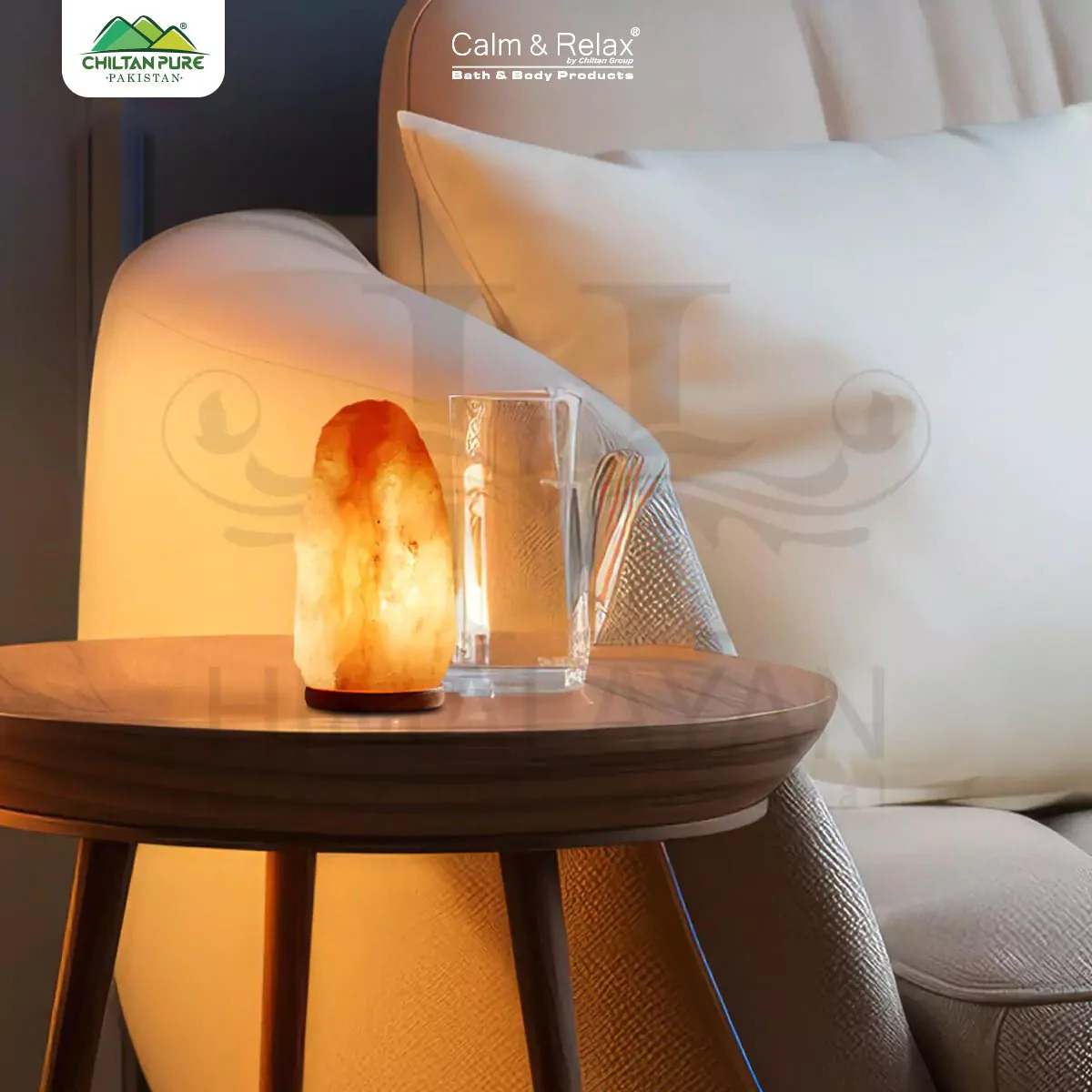 Pure Himalayan Natural Hand Carved Salt Lamp (Small Size)