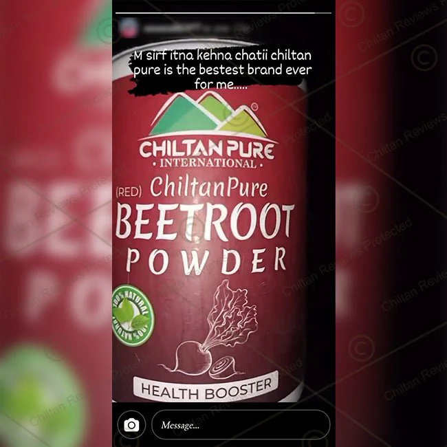 Red Organic Beetroot Powder – Better Heart Health, Healthy Blood Pressure, Healthy Blood Circulation, Perfect Skin & Lip Care (Chukandar Powder) [چکندر] - Image 3