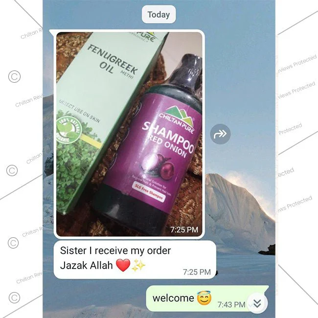 Red Onion Shampoo π§
Natural Solution for Regrow Hair & Prevent Hair Loss 100% Results - Image 11