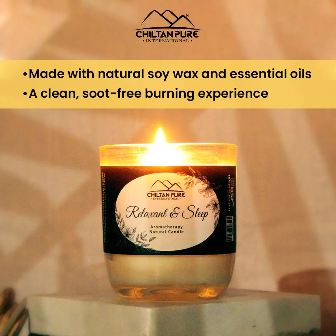 Relaxant & Sleep Aromatherapy Candle - The Flame to Relax You - Image 3