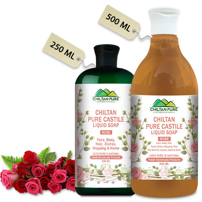Pure Castile Liquid Soap [ROSE]