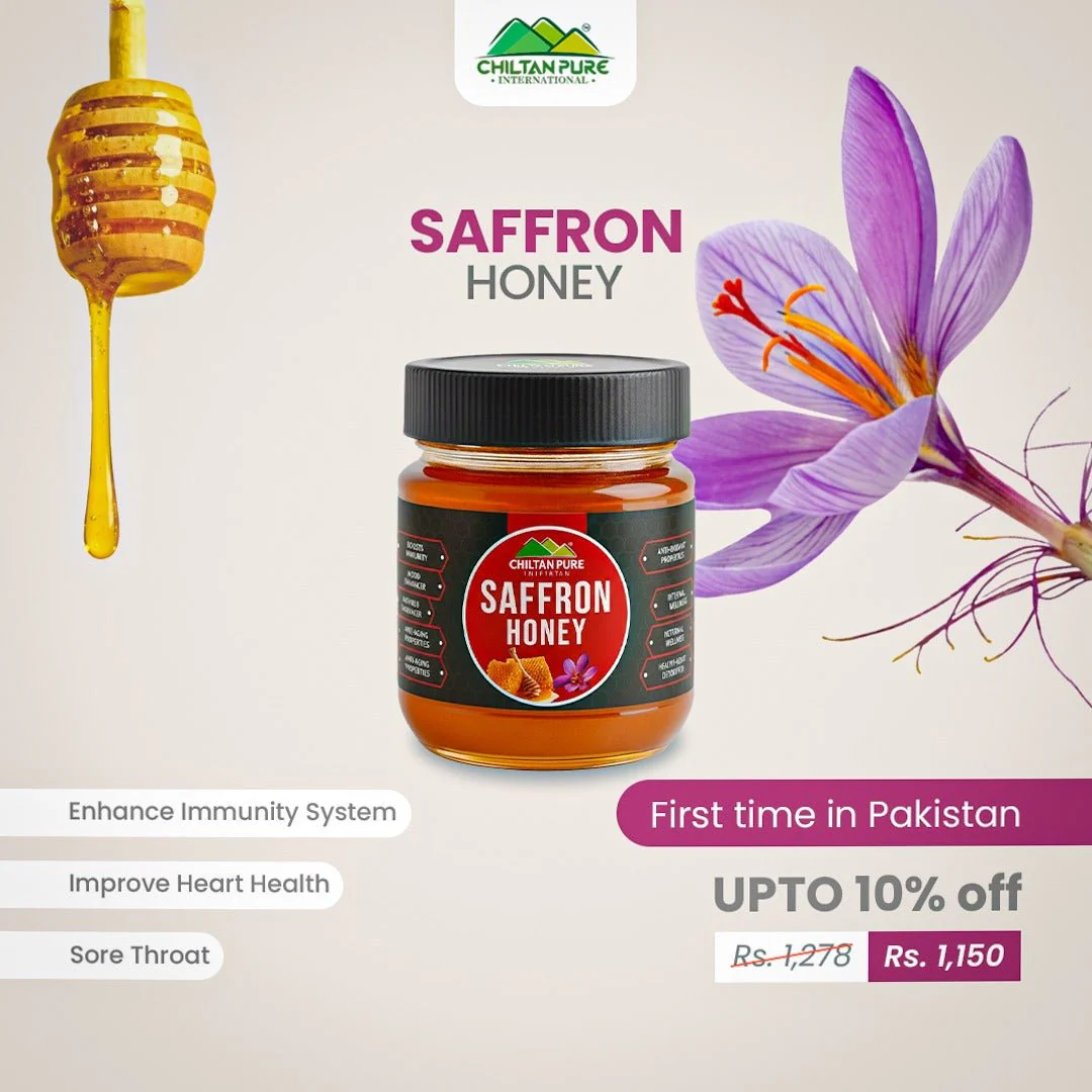 Saffron Honey - Natural Blend of Powerful Ingredients [زعفران شہد] - Image 2