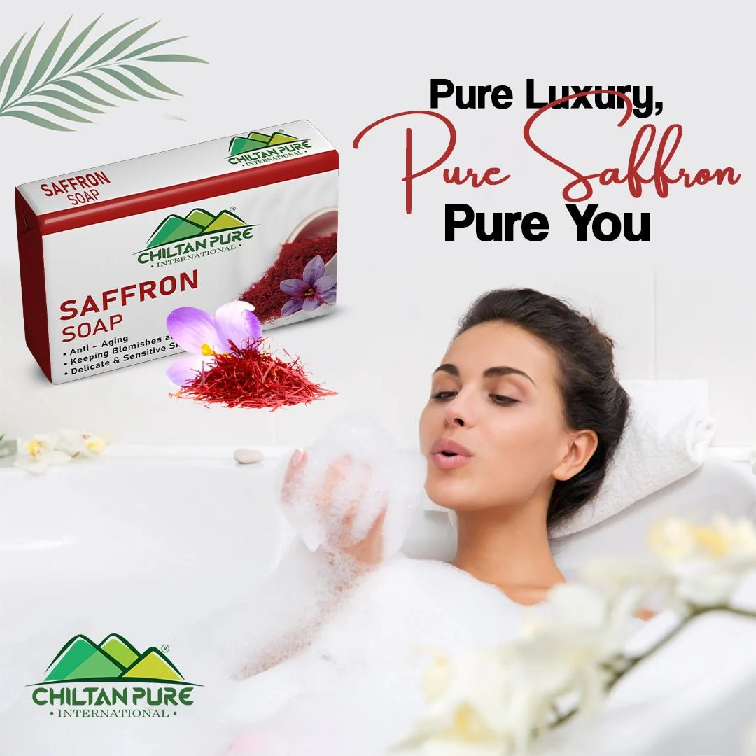 Saffron Soap - Anti-aging & Keeping Blemishes at Bay - Image 2