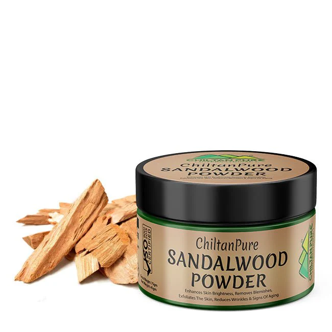 Sandalwood Powder - Enhance Skin Brightness Removes Sun Tan [صندل]